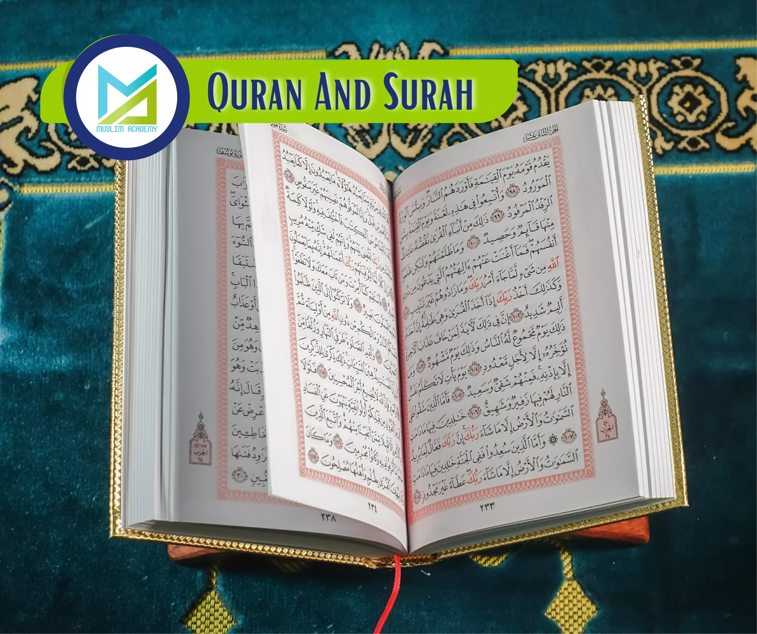 The Quran and Surah: A Divine Tapestry with Muslim Academy