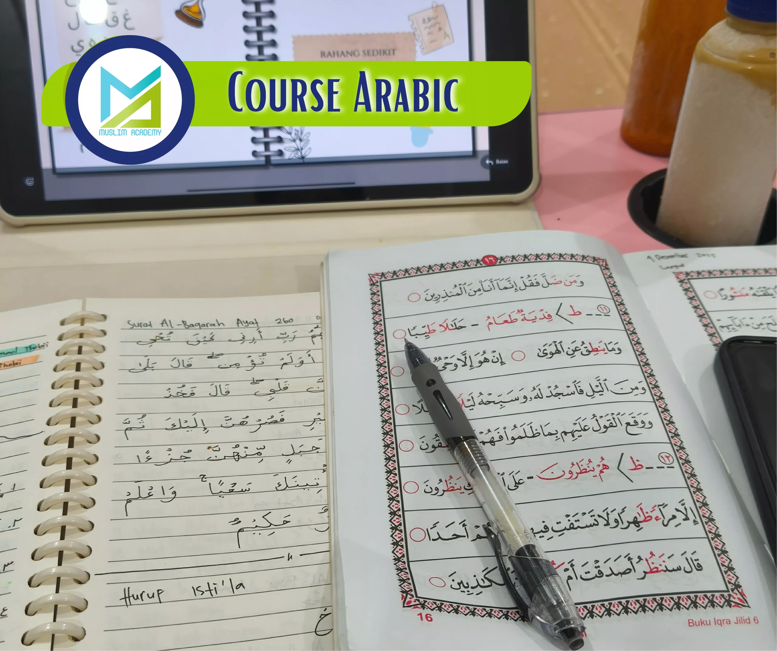 Course Arabic, Muslim Academy