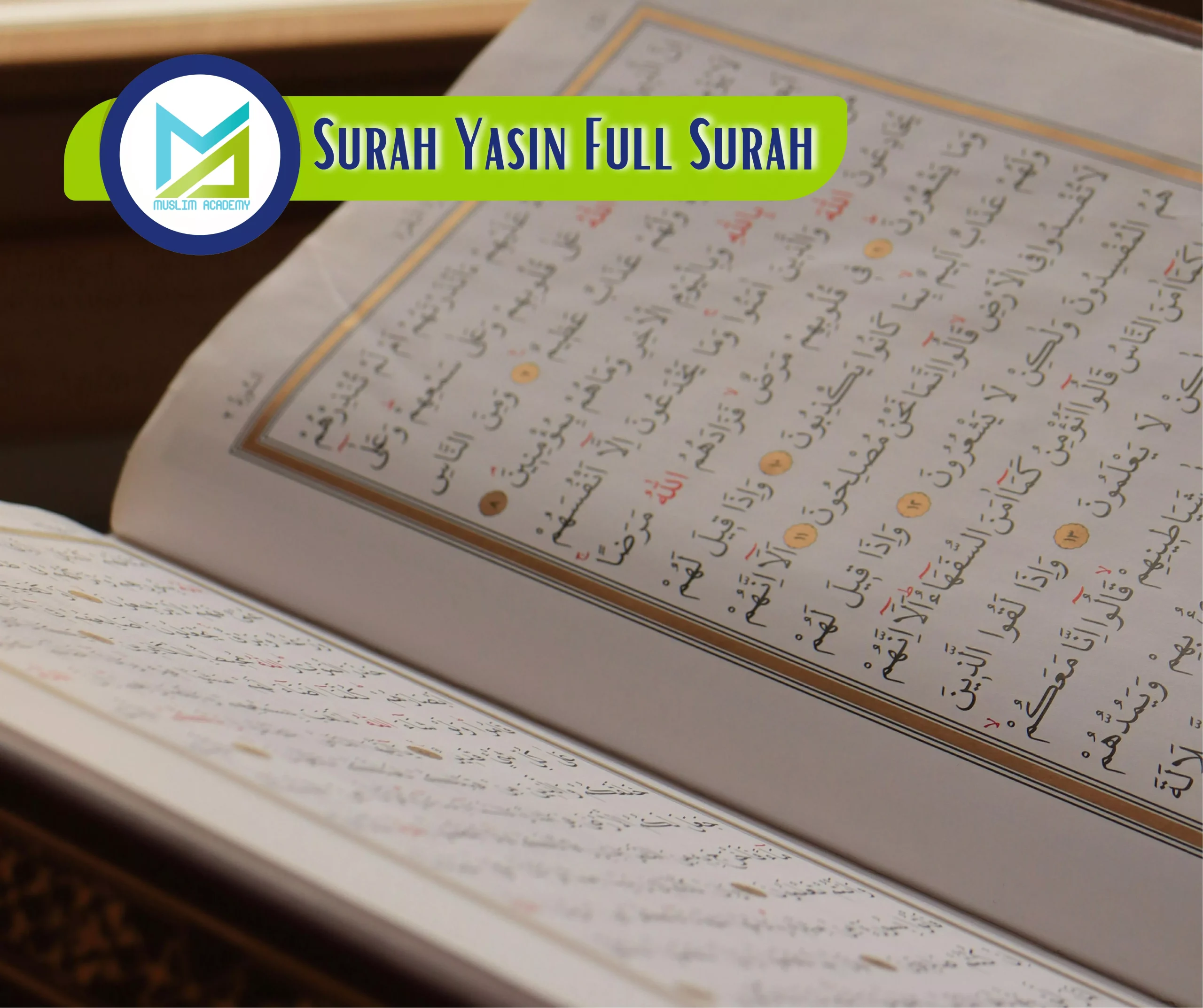 Surah Yasin Full Surah, Muslim Academy
