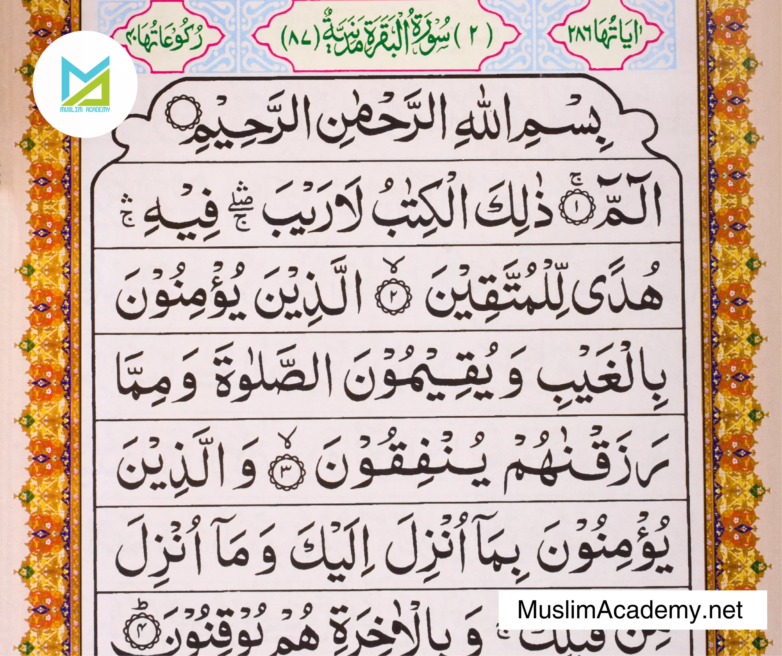 Yasin Surah Number 2, Muslim Academy