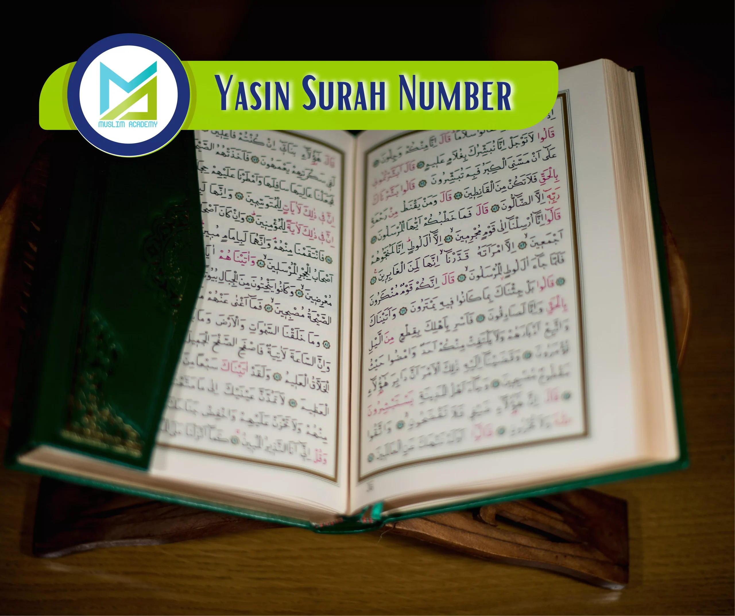 Yasin Surah Number, Muslim Academy